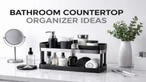 bathroom countertop organizer ideas real bathroom setup