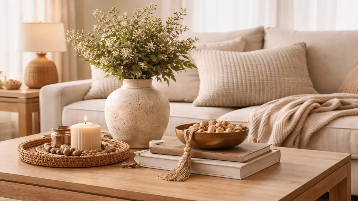 coffee table decor ideas - professional product photography