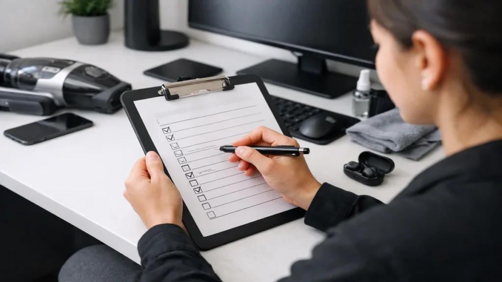 deep cleaning checklist - lifestyle photo in real-world setting