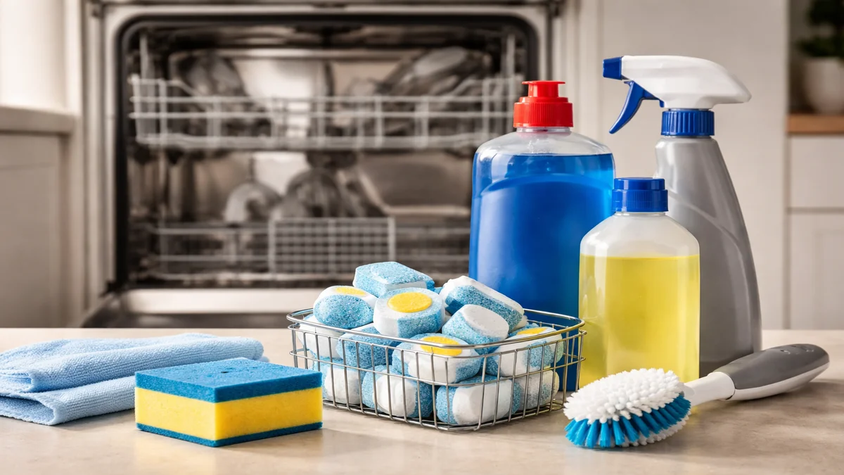 dishwasher cleaning and maintenance - professional product photography