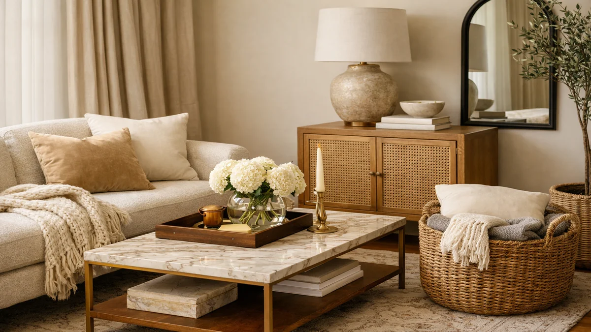 ways to make living room look expensive - professional product photography